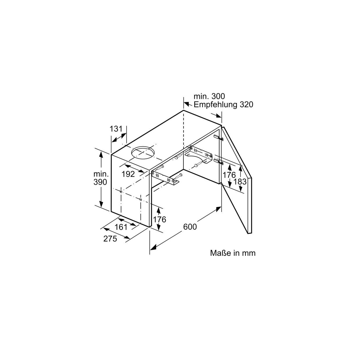 Cappa Classica BOSCH DFM064W54 in metallo