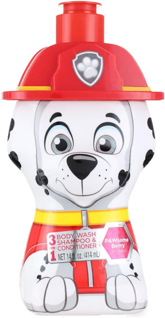 “PAW Patrol” 3-in-1 Kids’ Shampoo, Kids’ Conditioner, and Bodywash, 14 Ounces, (Scent)
