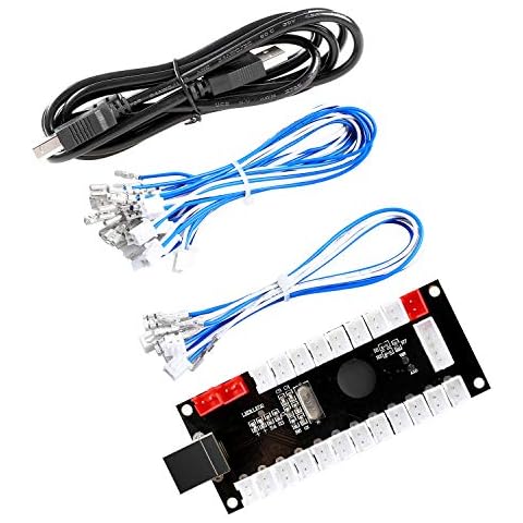 Reyann Zero Delay Arcade USB Encoder PC to Joystick For MAME & Raspberry Pi Retropie Projects (2Pin - 4.8mm) Cover