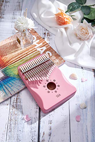 KKmoon 17 Chaves Kalimba Polegar Africano Dedo Piano Madeira Instrumento Musical Portátil Kalimba