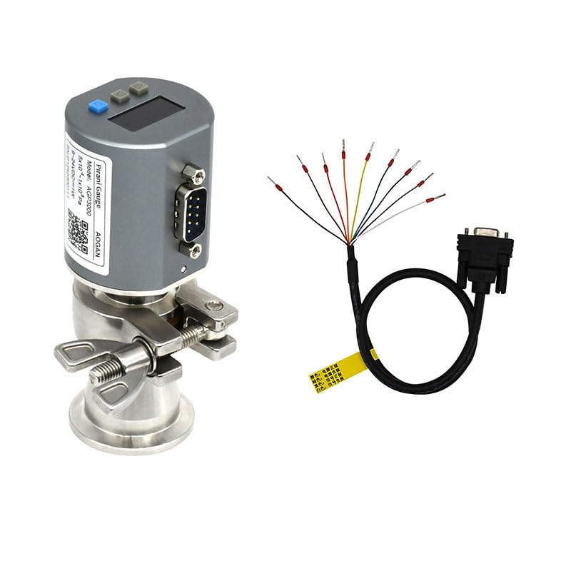 AGP3 Series MEMS Digital Display Resistor Pirani Vacuum Gauge RS485 Digital Output and 0-10V Analog Output