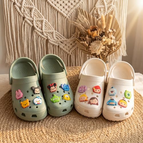 Tacomexi Lot de breloques cartoon pour chaussures, pour garçons et filles. Décoration mignonne avec des breloques de style dessin animé pour bracelets et poignets,idéal pour les fêtes d'adolescents. – vue 2