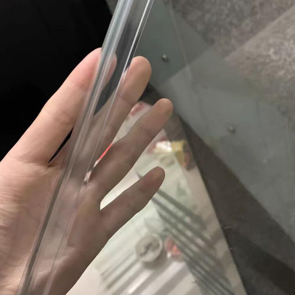 Lámina protectora de bordes, sello en U, canal transparente para protectores de vidrio de silicona de 0,3 mm a 35 mm y protección de esquinas de pared