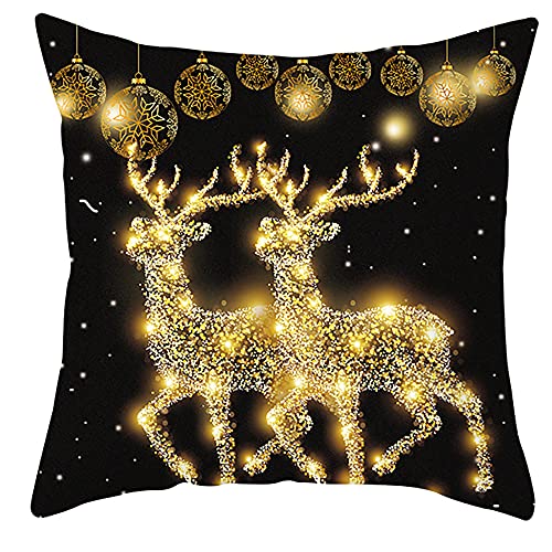 Housses de coussin de Noël CLSDRZC lot de 4 pour canapé - 3