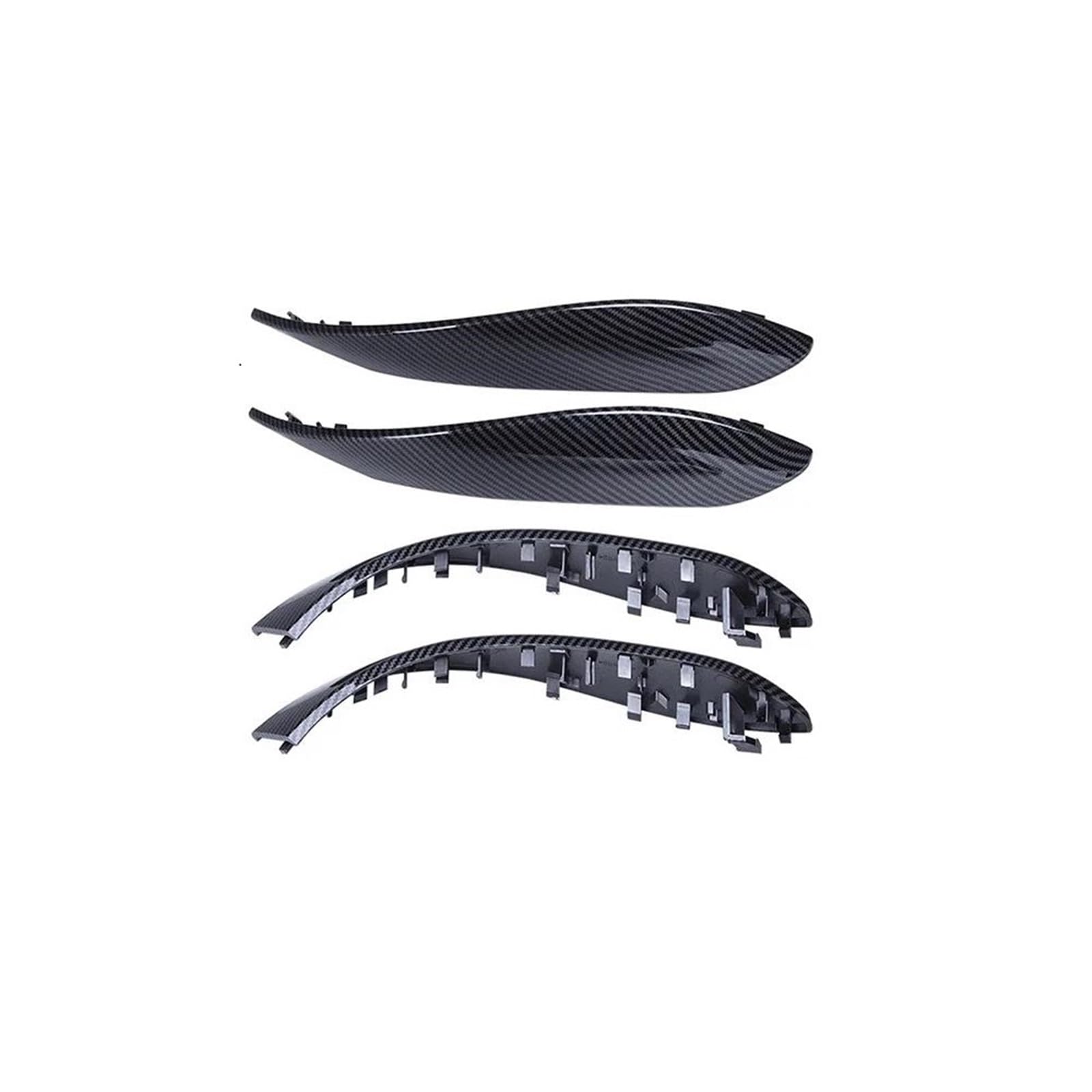 LVXVMOZEOK Interior Door Handle Armrest for F30 for F32 for F34 for F80 for F31 for F33 for F35 for F36 for 3 4 Series Car Door Inner Handle Interior(Cover 4 pcs)