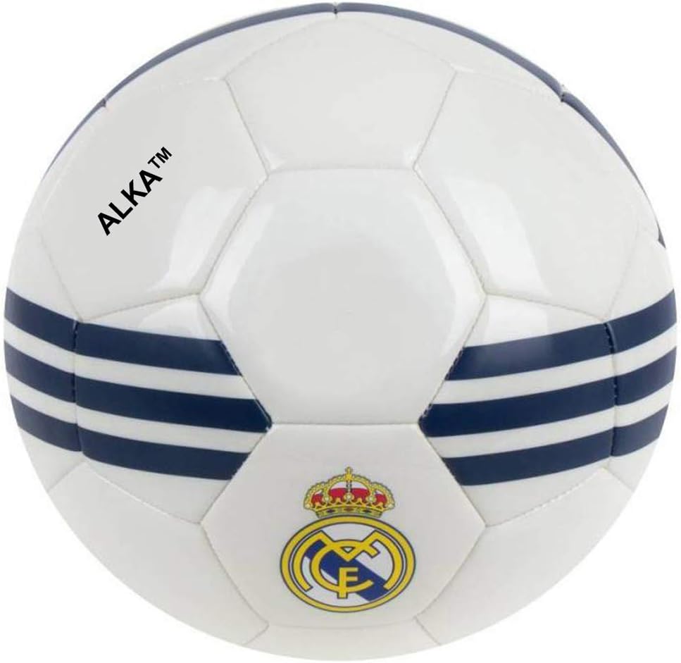 ALKA Real Madrid PU Football, Size 5, (Multicolour)