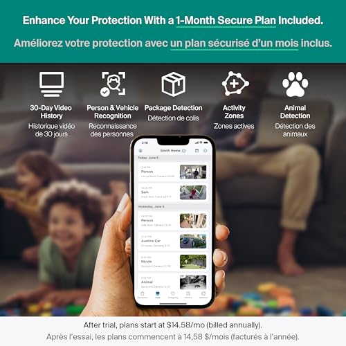 Arlo Essential XL Security Camera 2K (3rd Gen, 2025 Release) - Wireless Outdoor Camera, 4X Longer Battery, Person Recognition, Package Detection, Animated Preview, 1-Mo. Trial of Secure Plan, 3 Cam by Arlo - Image 4