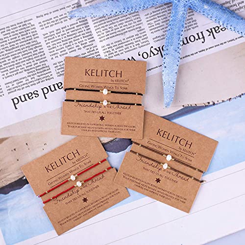 KELITCH 2 pezzi da Donna Miyuki Perline Bracciali