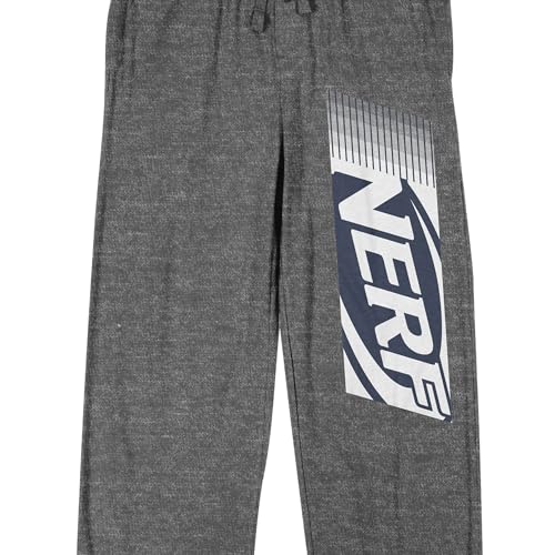 Nerf Logo Men's Heather Gray Sleep Pants2