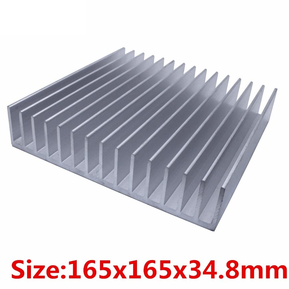 Dissipatore di calore fai da te Dissipatore di calore in alluminio 165x165x34,8mm Radiatore del dissipatore di calore del dispositivo di raffreddamento for il raffreddamento del circuito integrato del