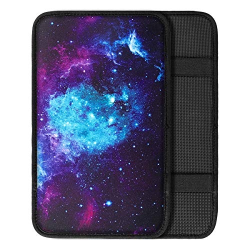 Vehicle Center Console Armrest Cover Pad, Universal Fit Soft Comfort Center Console Armrest Cushion for Car, Stylish Pattern Design Car Armrest Cover