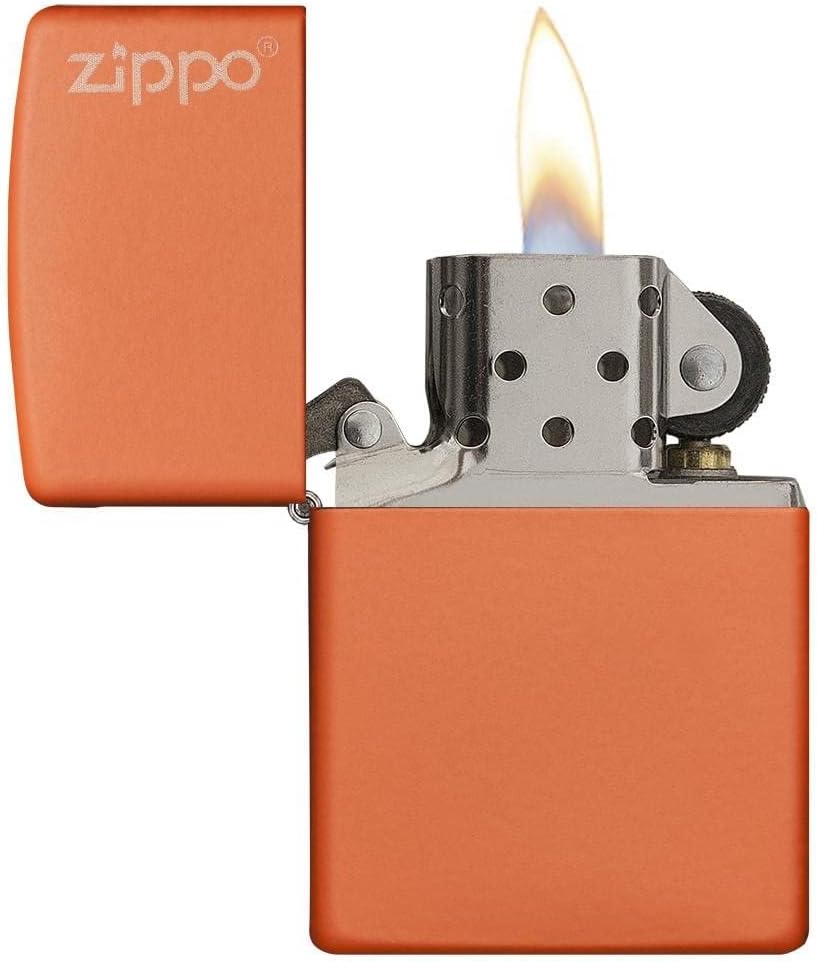 Zippo Lighter - Personalized Custom Message Engrave on Classic with Zippo Logo Windproof Lighter