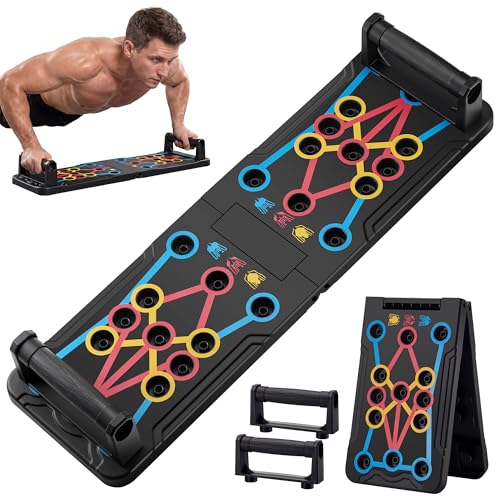 15-in-1 Foldable PushUp Stands Board Fitness,Workout Equipment for Home Gym, Men & Women Adjustable...