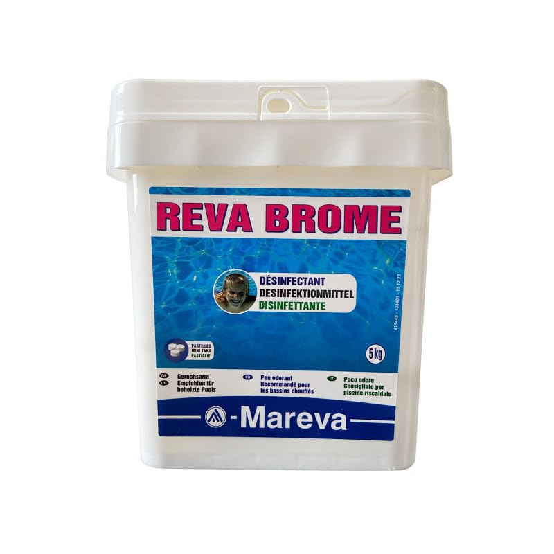 Reva-Brome Mareva pastilles 20g à dissolution lente - Seau de 5 kg