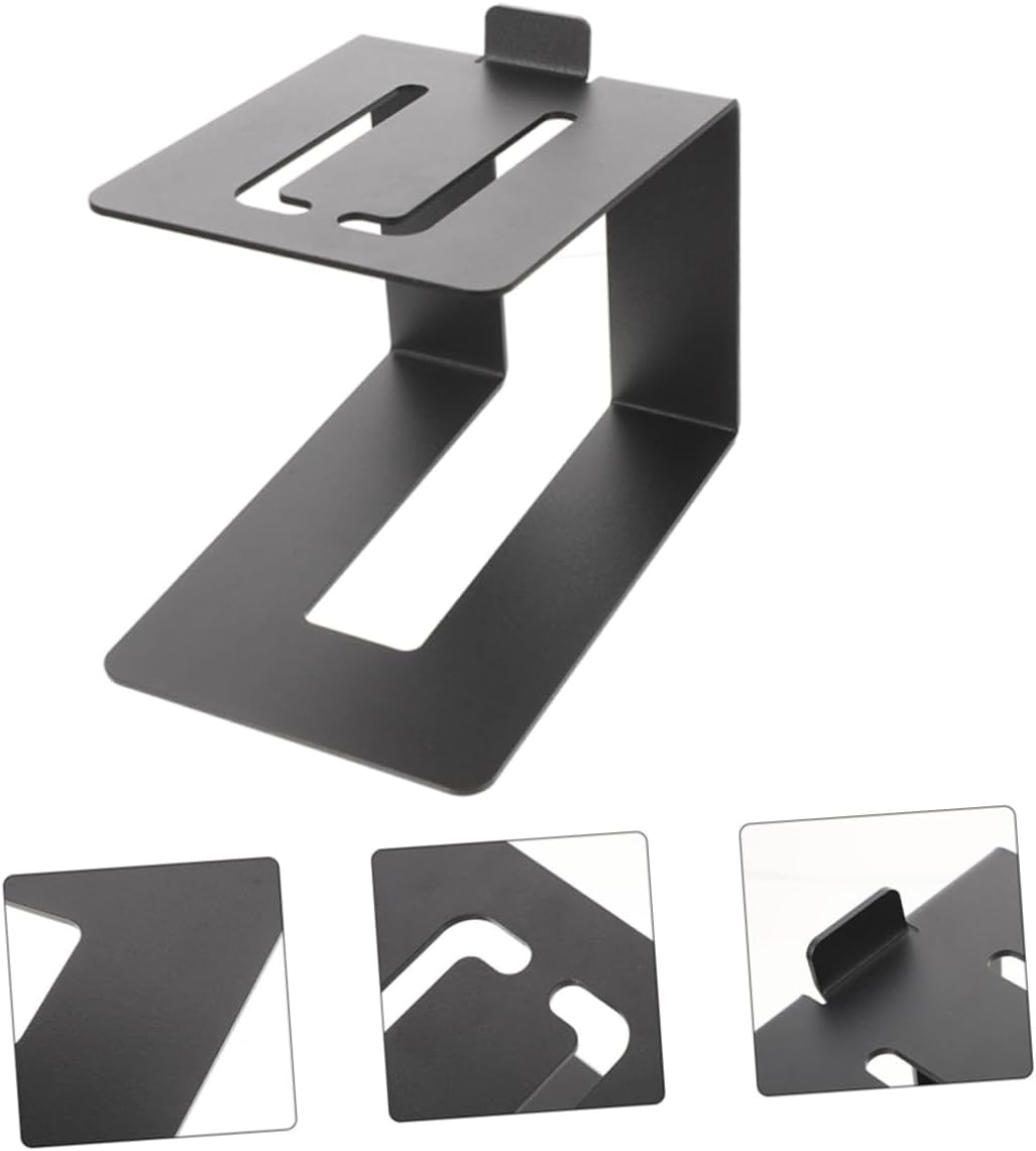 2pcs Metal Desktop Speaker Stands Bracket for Monitor Speakers Stable Holder for Computer and Bookshelf Stylish Design for Enhanced Audio