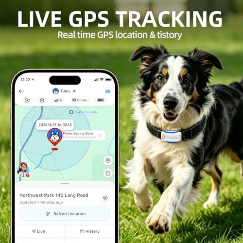 DBDD Smart Dog GPS Tracker (White) - Real-Time Location Finder with Virtual Fence, AI Health Monitor & Waterproof Design for Escape Artists, Medium to Large Dogs (30lbs+), iOS & Android - Image 3