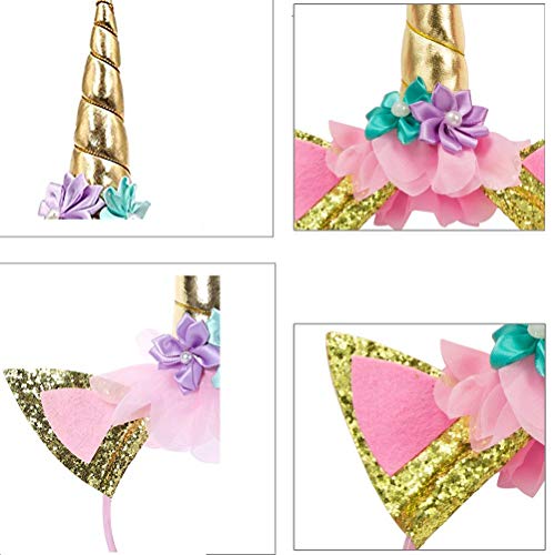 Image of Party Propz Unicorn Theme Birthday Decorations Items- 38Pcs Birthday Decorations kit for Girls | Kids Birthday Decorations | 2nd Birthday Decoration Items | Unicorn Decorations For Girl Birthday