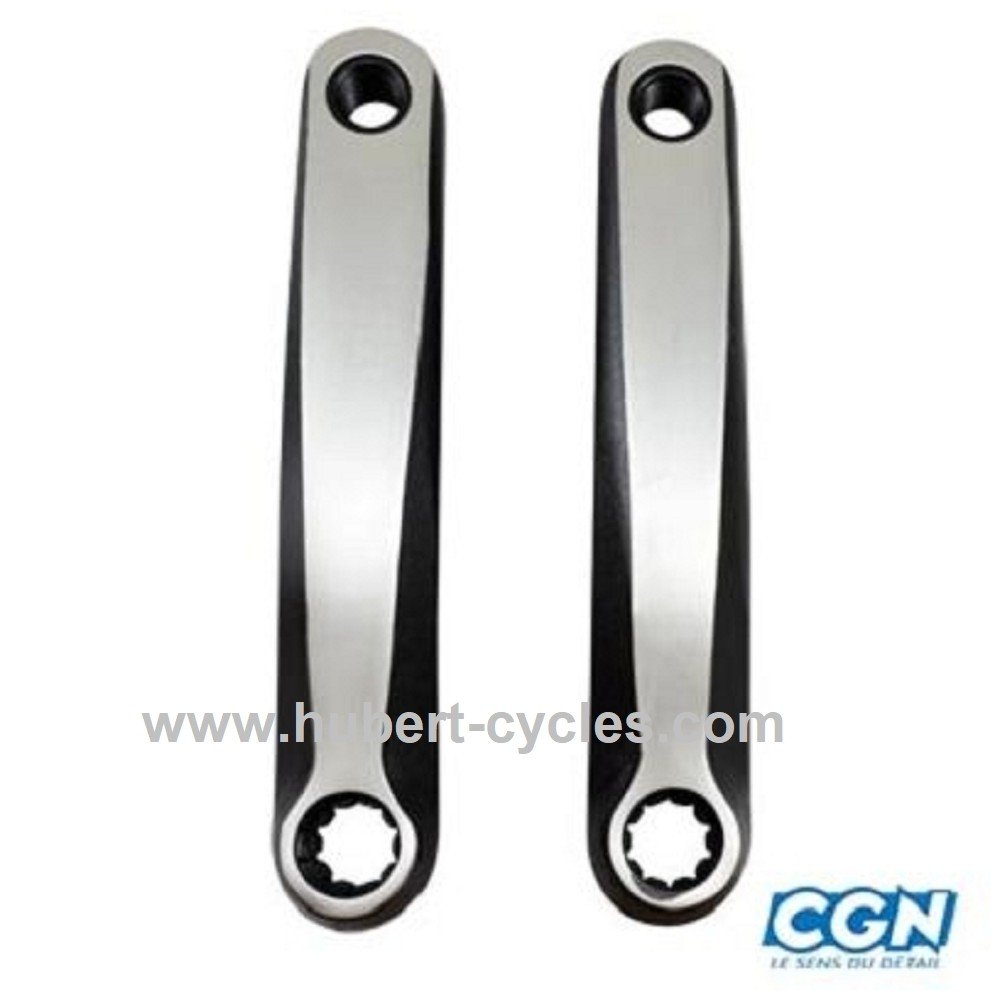 StronglightExt. Standard 2x9v 38 Teeth Adult Cranksets Unisex, Black, Silver, 38d