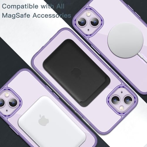 Image of JETech Magnetic Case for iPhone 14, Deep Purple