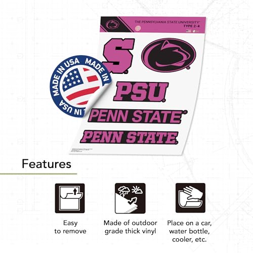 Autocollant PSU Penn State pour ordinateur et voiture
