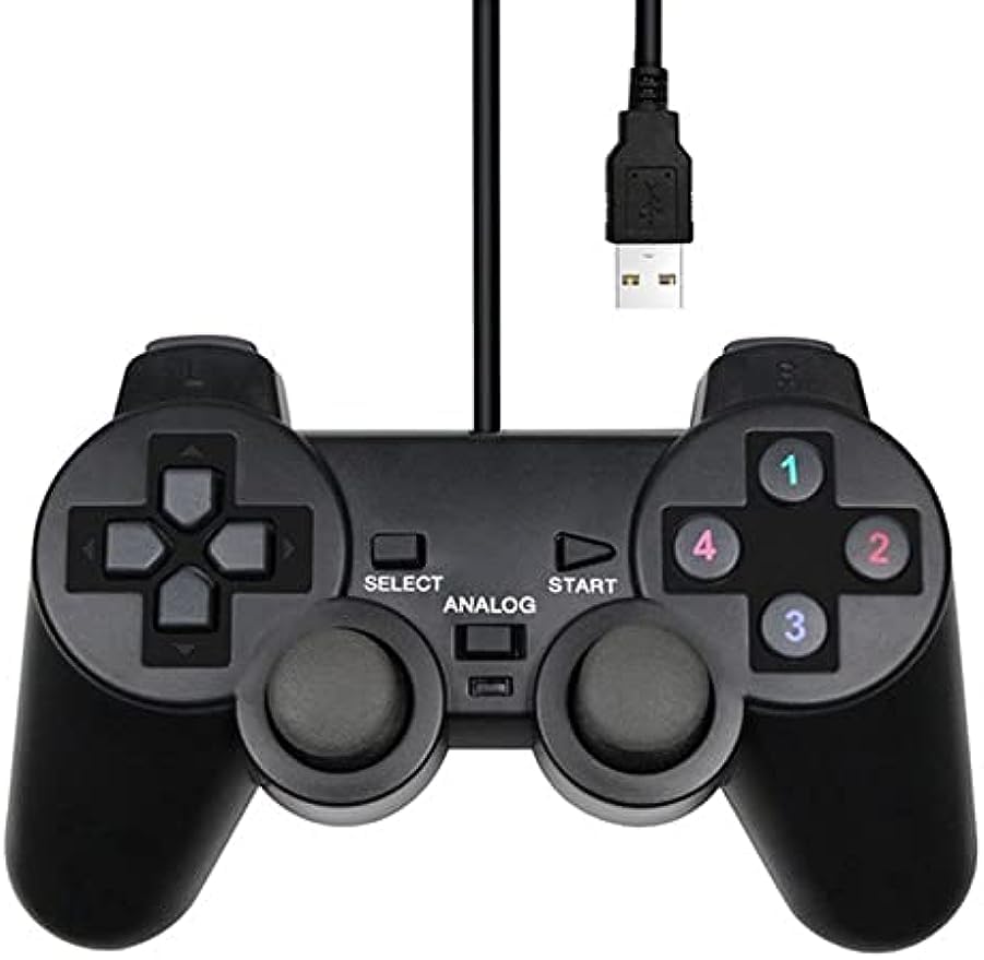 Amazon.co.jp: コントローラー 有線PCコントローラー ゲームパッド USB