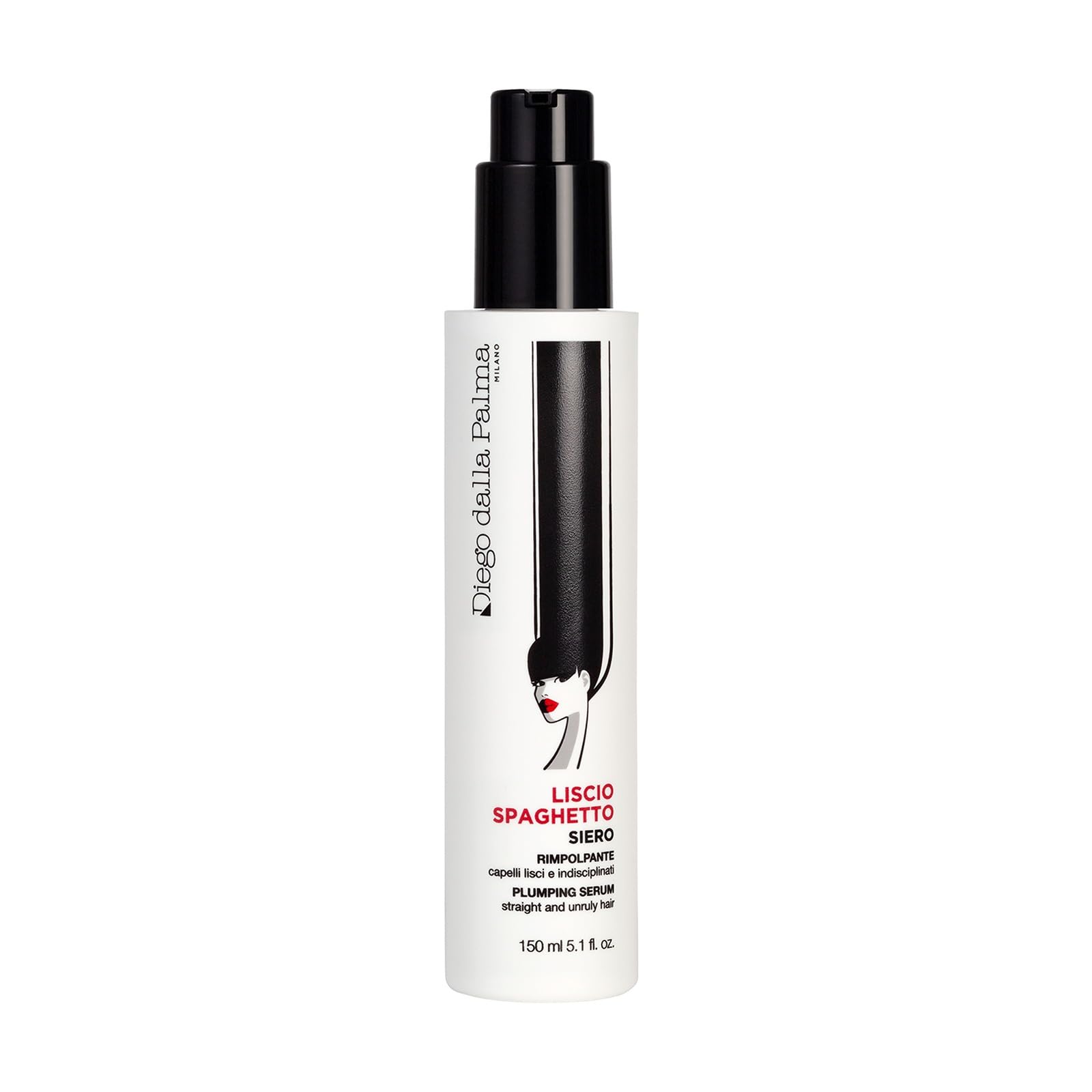 Diego dalla Palma | LISCIOSPAGHETTO Siero Rimpolpante Booster Lisciante Riparatore Intensivo con Acido Ialuronico, 150ml