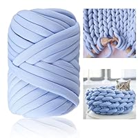 DIY Roving Garn – 500g Extra Dickes Wollknäuel Zum Armstricken, Häkeln, Für Kuscheldecken, Körbe, Haustiernester, In Lila
