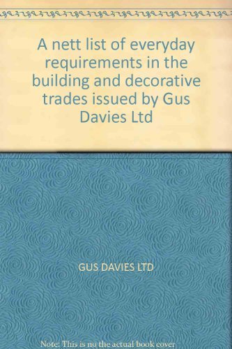 A nett list of everyday requirements in the