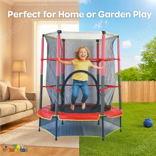 Image of Toy Imagine 4.5FT Kids Trampoline with Safety Net
