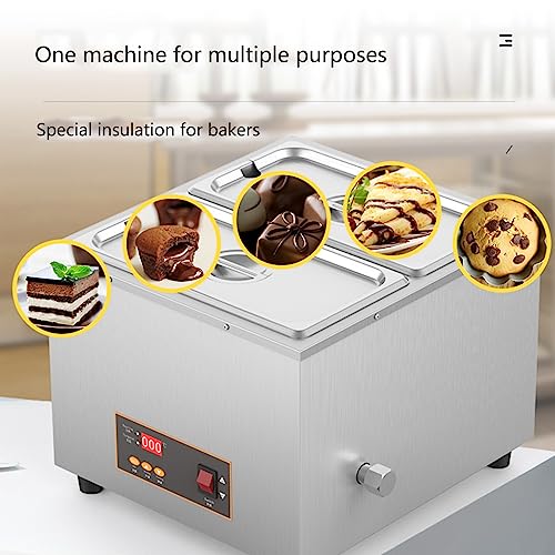 Máquina para Derretir Chocolate con 2 Tanques Digital miniatura 6