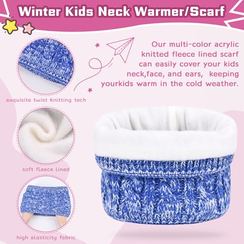 Image of ZOORON Kids Winter Hat Gloves Scarf Set, Girls Boys Hats Beanie with Pom