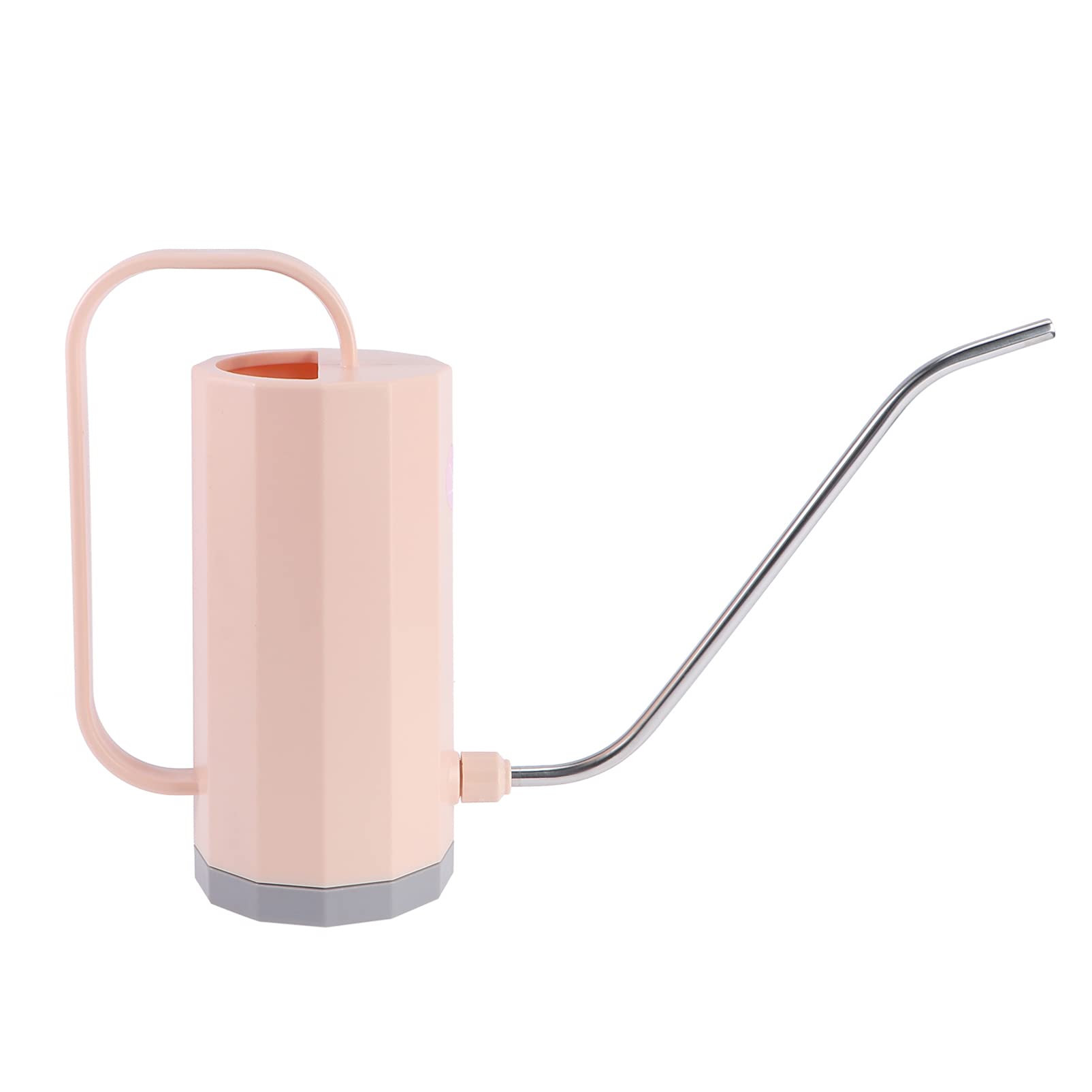 DOITOOL 1 arrosoir en plastique de 1200 ml, couleur bonbon, à long goulot, pour plantes d'intérieur et d'extérieur (rose)