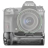 Neewer Replacement Battery Grip for D-BG5 Works with Rechargeable D-LI90 Battery or 6pcs AA batteries for Pentax K-3 Cameras