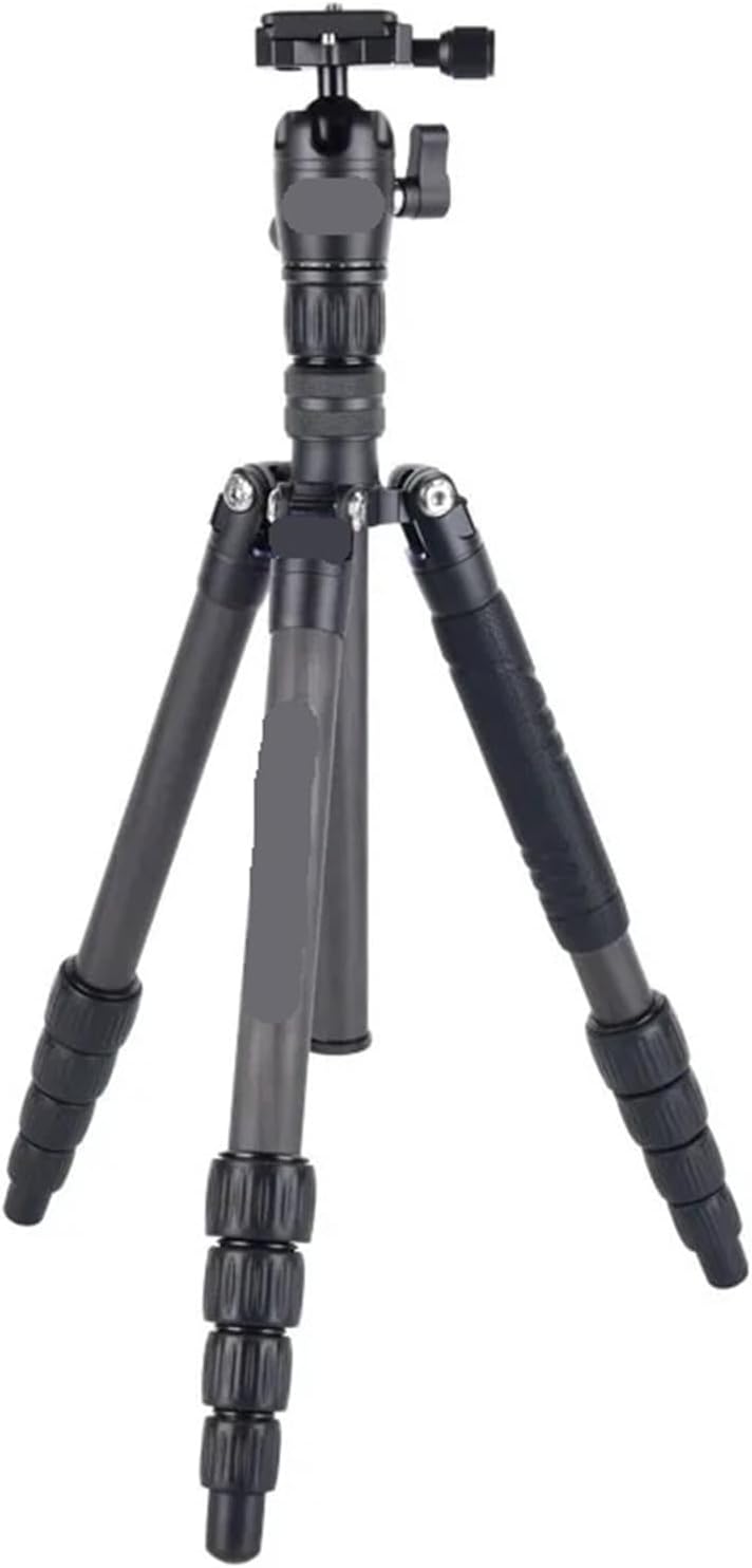 Compatible for Cameras - 11kg Max Loading Carbon Fiber Tripod, Lightweight Compact Reflexed Professional Travel Stand