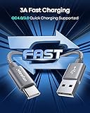 CLEEFUN 5m/16ft Durable Extra Long USB C Cable, PS5 Controller Charger Cable USB A to Type C Fast Charging Nylon Cord for Samsung Galaxy S24 S23 S22 S21 S20 S 10 9 8 +,Pixel,Switch,Xbox Series X/S - Image 3