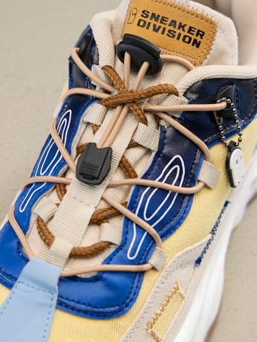 Image of The Souled Store Swift Blue Men and Boys Lace Up High Top Sneakers