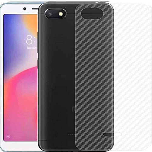 Image of Compatible with Redmi 6A Back Screen Protective Film Carbon Fiber Skin Transparent Screen Guard Sticker