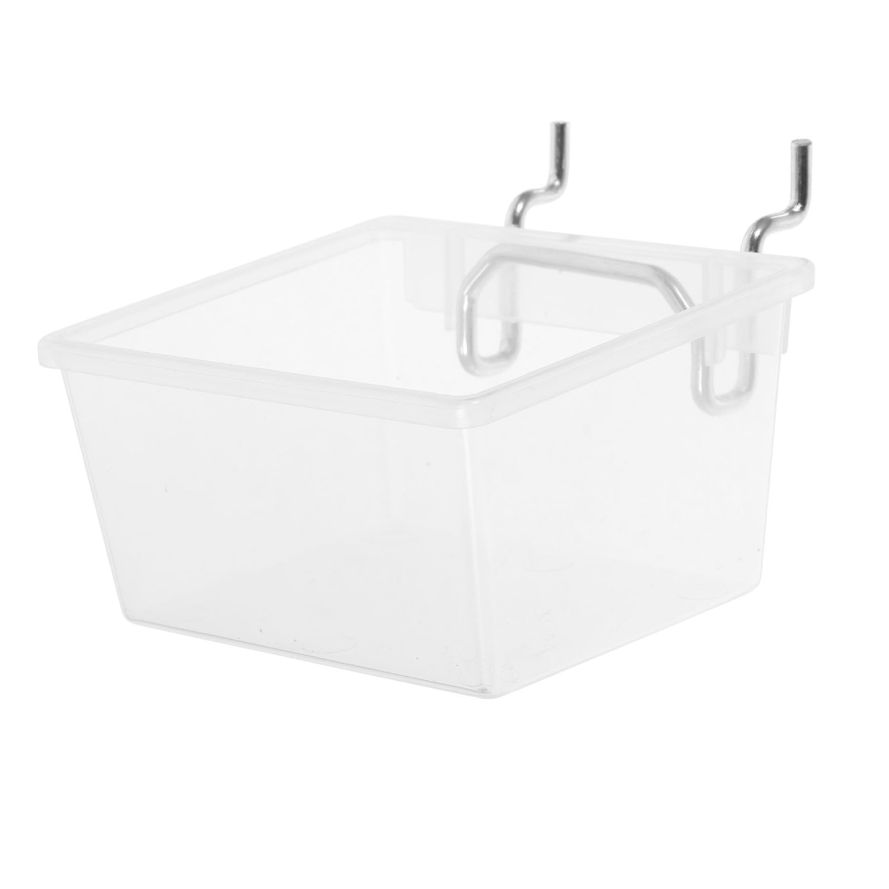 Sewroro Pegboard Storage Container with Hooks Hardware Parts Bins for Workshop and Craft Room