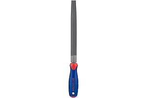 WORKPRO 8 In. Half Round File: Premium Sharpening Tool for Garden Tools