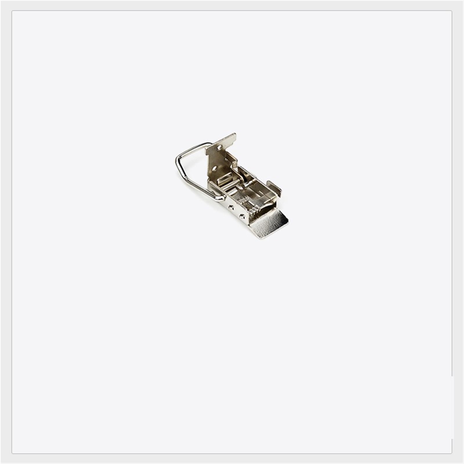 Cierre Industrial for puerta de armario, cinturón de bloqueo fuerte, hebilla de bloqueo automático de seguridad, hebilla de caja de acero inoxidable, 1 Uds.(Stainless steel)