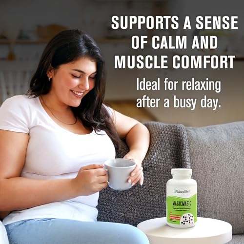 MagicMag C by NaturalSlim, Magnesium Citrate with Potassium for Muscle Relaxation, Sleep Quality, Nerve Function & Electrolyte Support, Daily Magnesium Supplement for Men and Women, 100 Capsules 2pk