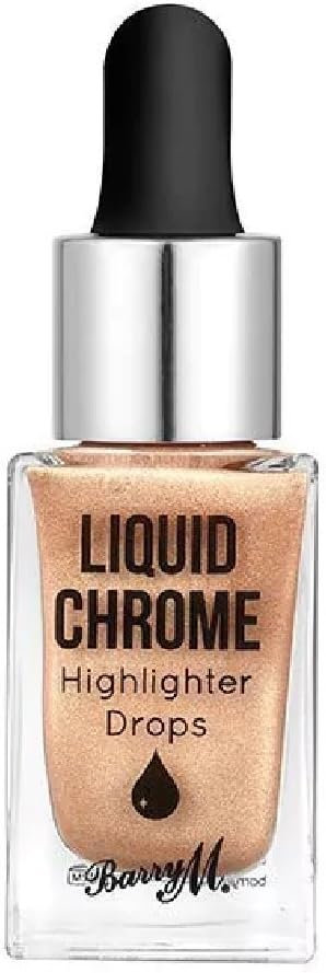 Barry M Liquid Chrome Highlighter Drops, Liquid Fortune