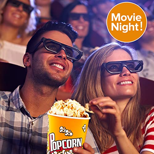 raymea popcorn buckets disposable 32oz retro style paper leak proof popcorn containers bowls for family movie night amp party - 10 pack