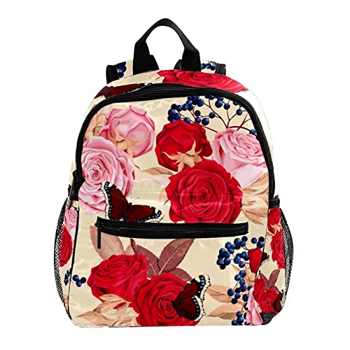 Sac à dos pour garçons et filles style enfant à motif coccinelles 30,5 cm