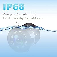 Vista 2 de Cámara de respaldo, cámara de visión trasera integrada JPP impermeable, cámara LED de visión nocturna, cámara inversa para camión, automóvil