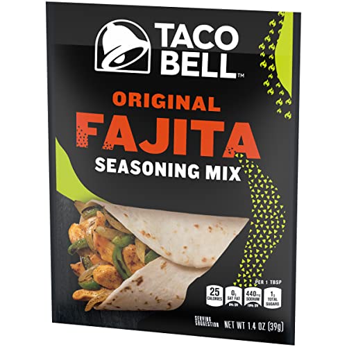 Image of Taco Bell Fajita Seasonings Mix (1.4oz Packets, Pack of 24)