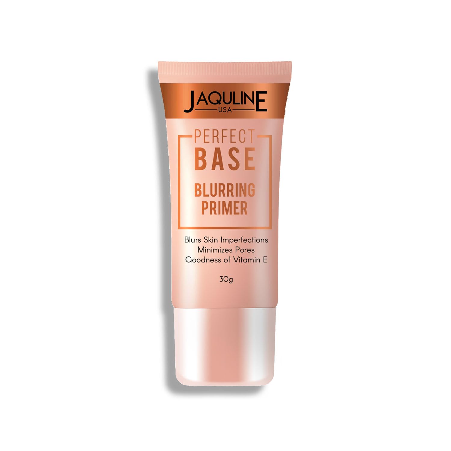 JAQULINE USA Perfect Base Blurring Primer 30g | Oil Absorbing | Blurs Pores | Long Lasting | Lightweight | Vitamin E Formula | Fragrance Free | Paraben Free | Cruelty Free