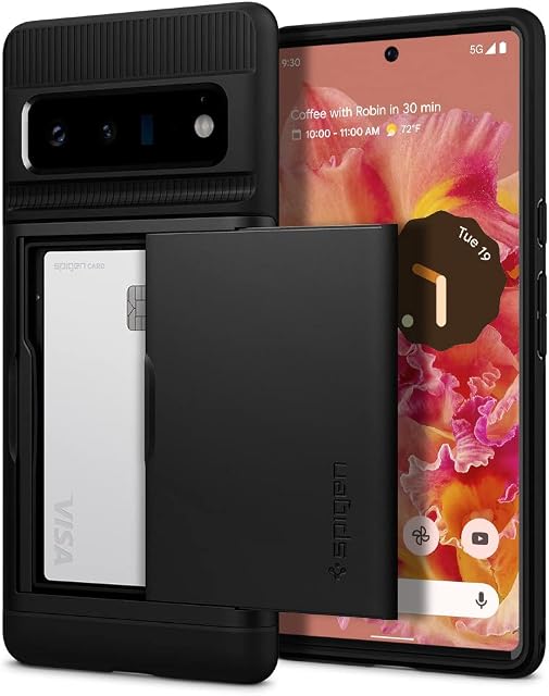 Spigen Slim Armor CS Case Compatible with Google Pixel 6 Pro - Black
