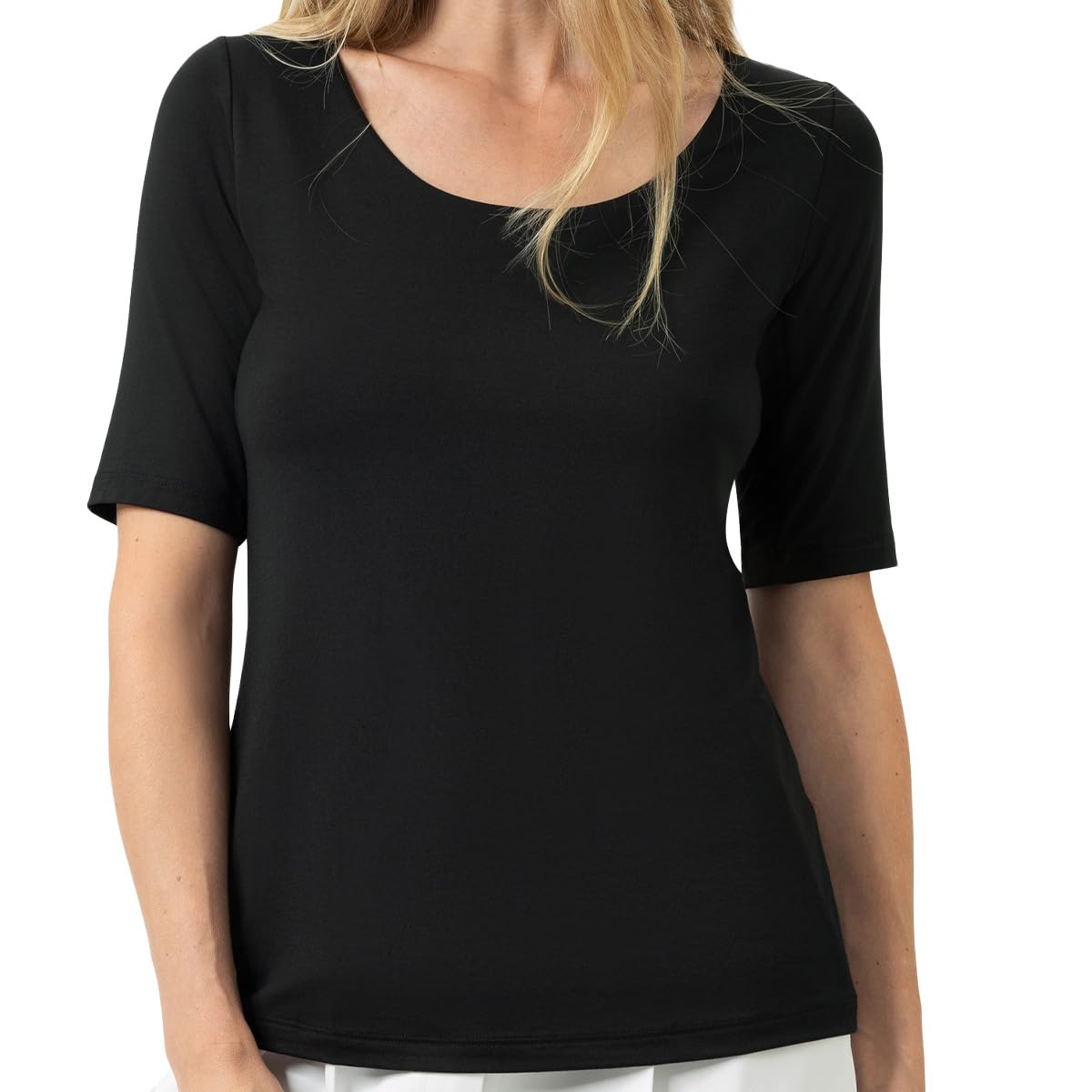 Mey Blazershirt Homewear-Oberteil Schwarz (XS)