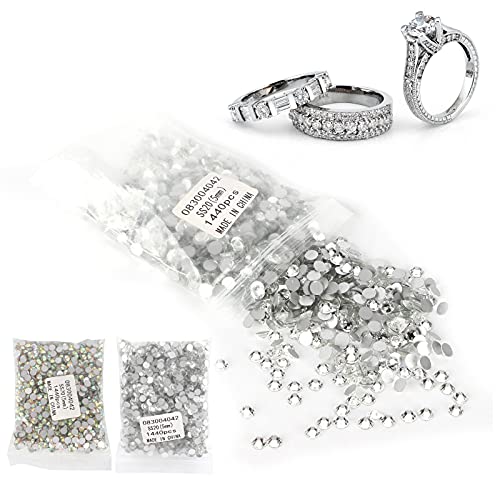 1440 peças Hot Fix Vidro Flatback Strass HotFix Pedras de Cristal Redondo Arte de Unhas Strass Costa